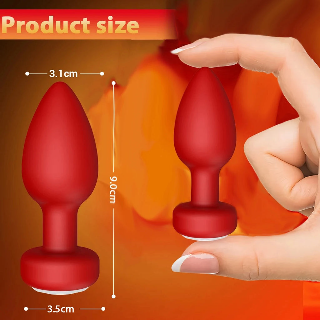 Anal Plug Vibrator Wireless Butt Plug Prostate Vibrating Massager APP Remote Control Female Masturbator Sex Toys for Women Men