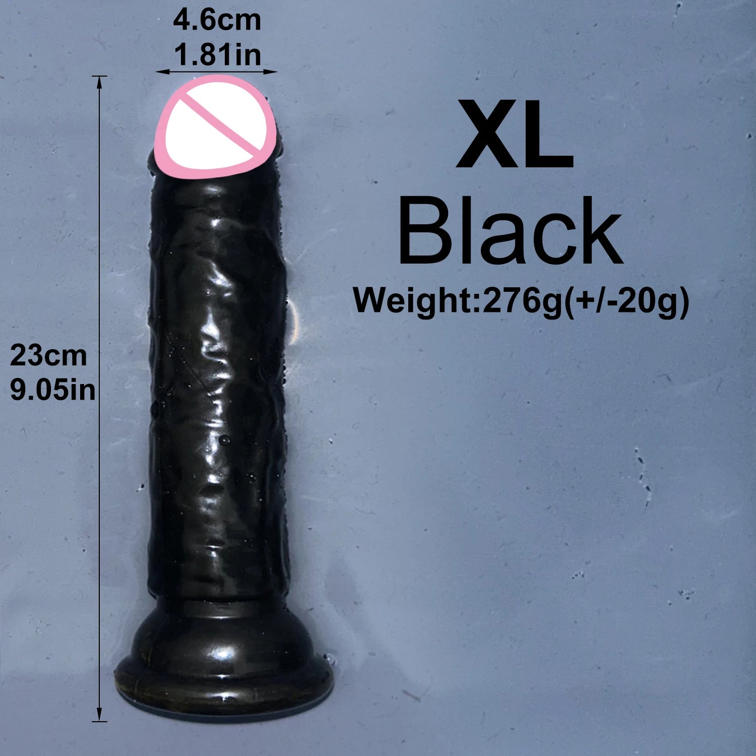 Realistic Jelly Dildo with Suction Cup – 6 Sizes for Women & Men