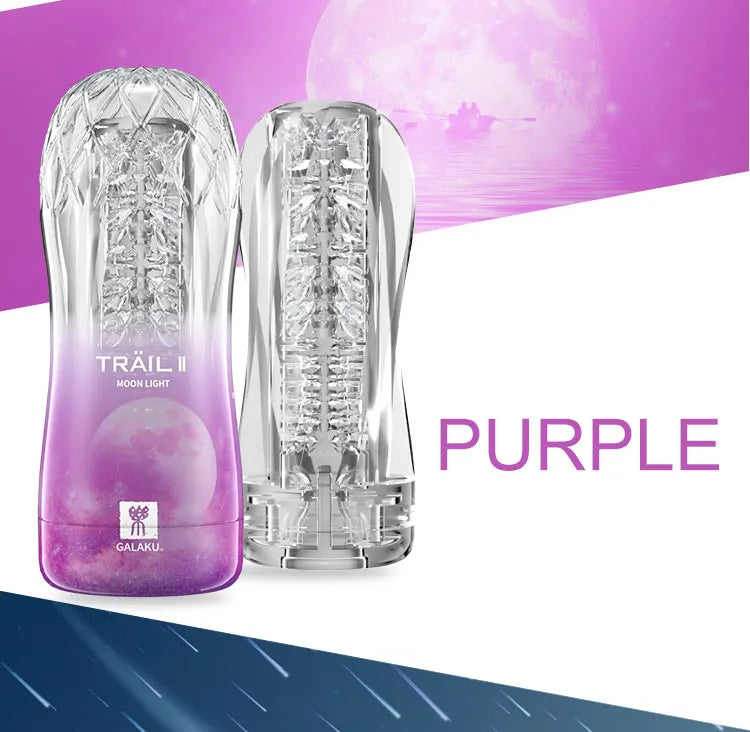 Male Masturbator Pocket Pussy Cup – Soft Transparent Vacuum Stroker