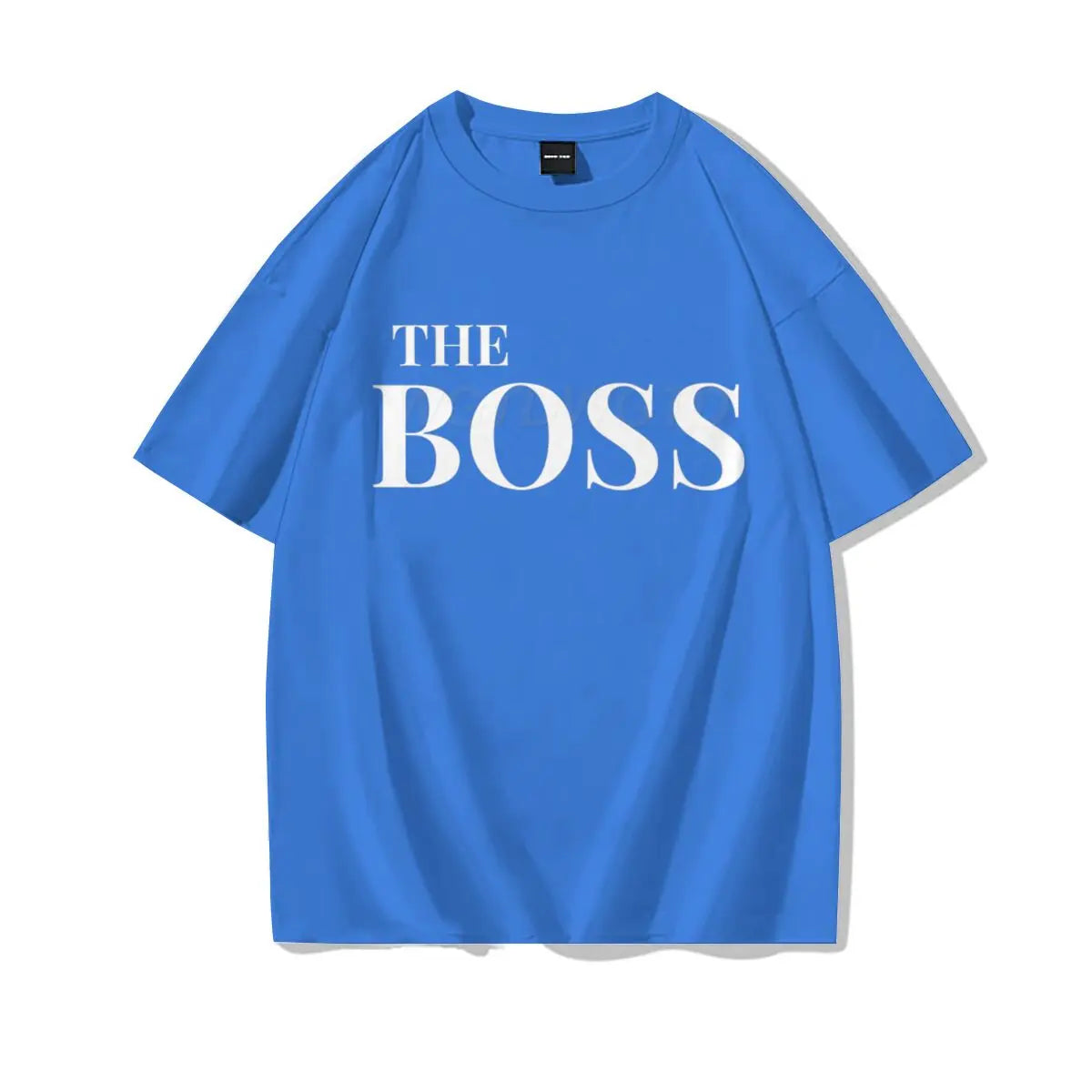 The Boss & The Real Boss Matching T-shirts Couples Matching Outfits Gifts Funny Letter Print Valentine's Day Men Women Clothing