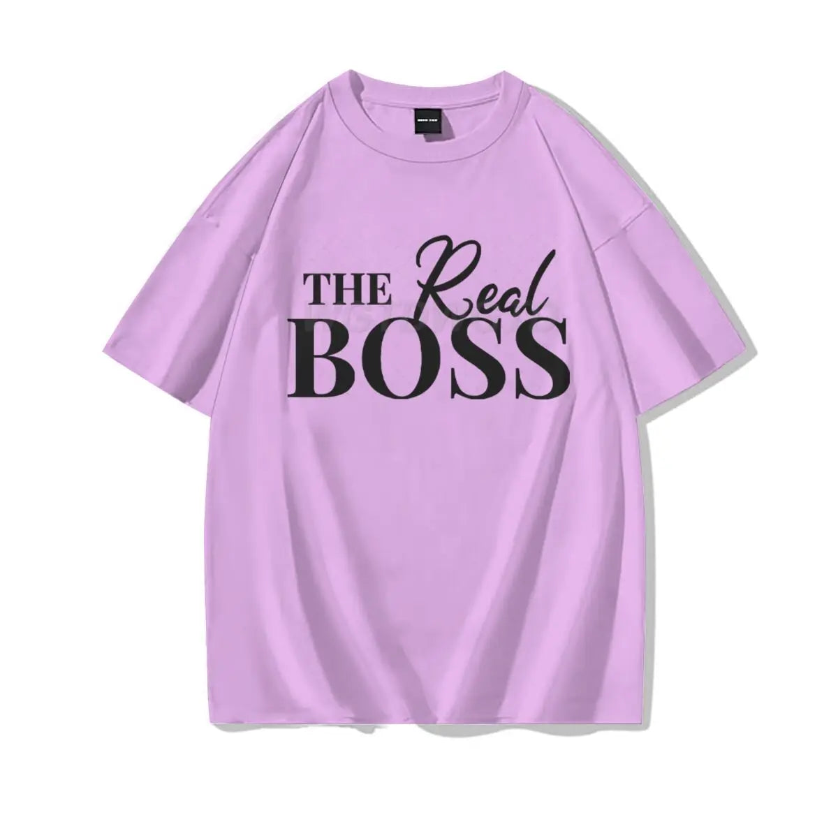 The Boss & The Real Boss Matching T-shirts Couples Matching Outfits Gifts Funny Letter Print Valentine's Day Men Women Clothing