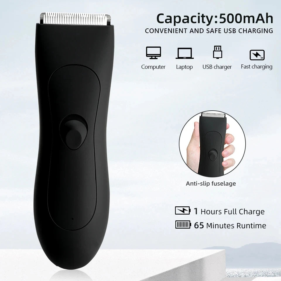 HOMEFISH Body Shaver Groomer Arm Beard Razor & Mens Body Hair Trimmer for Men Balls Women Lady Shaver Hair Removal Trimmer Groin