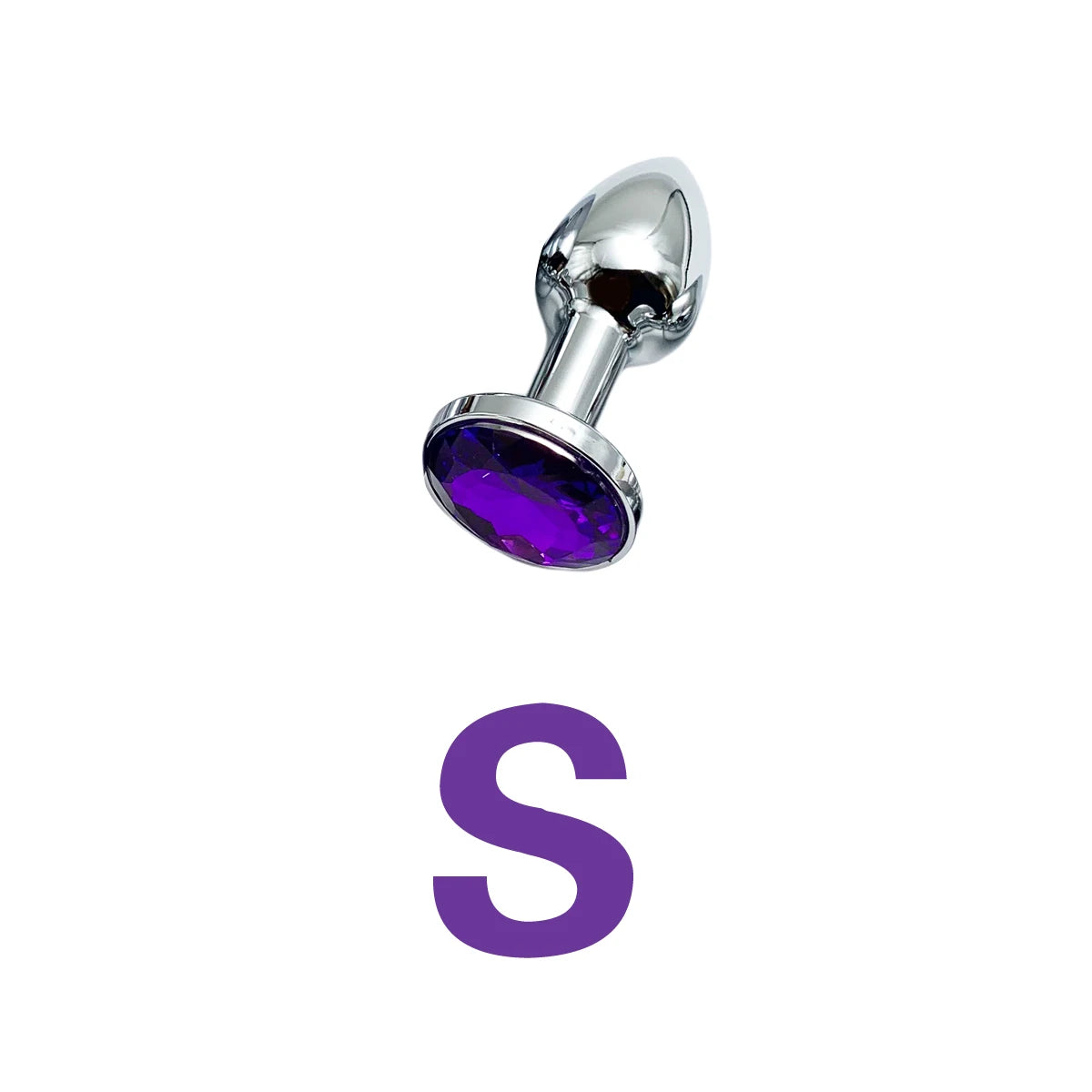 Metal Anal Plug Set with Jewel Base – 5 Sizes for Beginners to Advanced