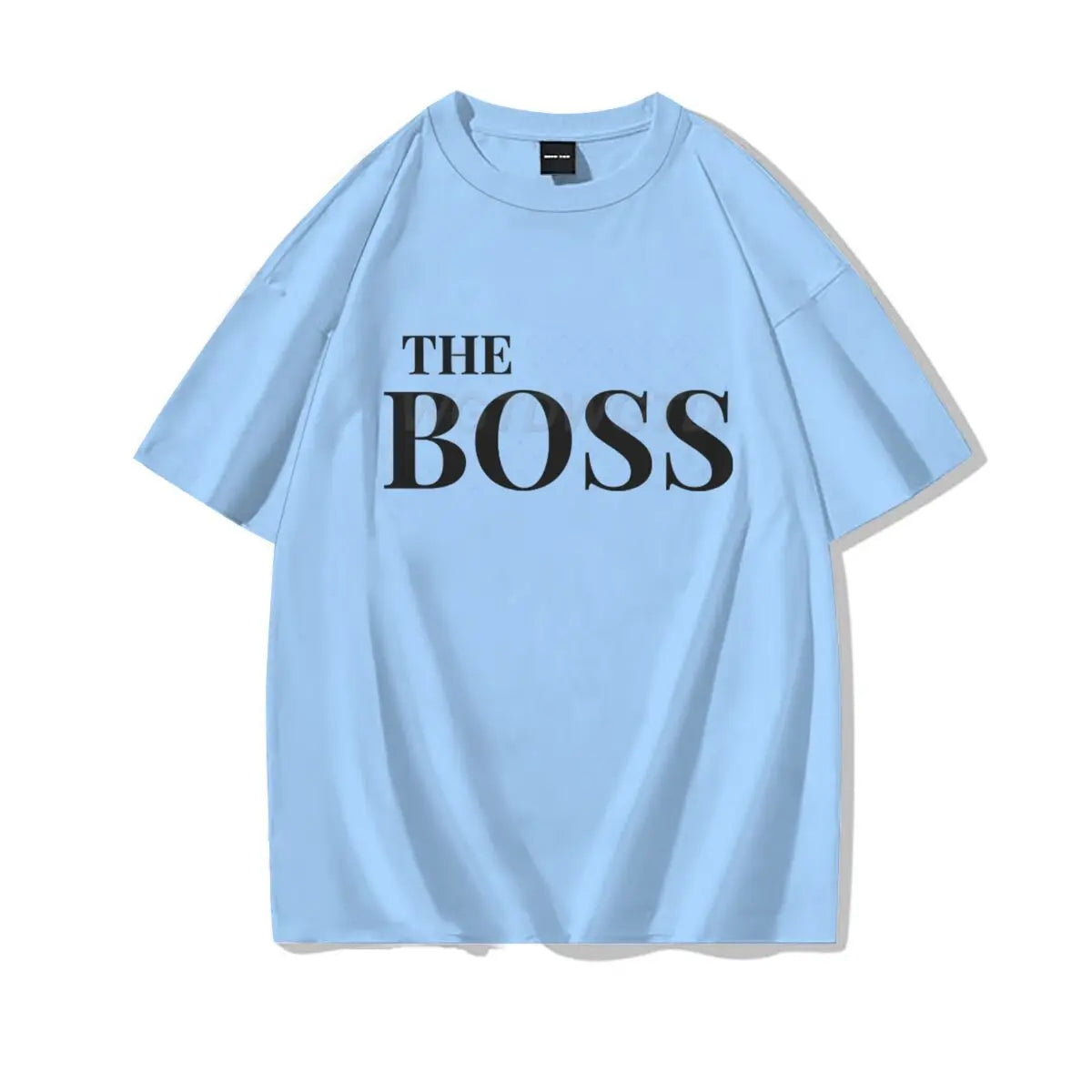 The Boss & The Real Boss Matching T-shirts Couples Matching Outfits Gifts Funny Letter Print Valentine's Day Men Women Clothing