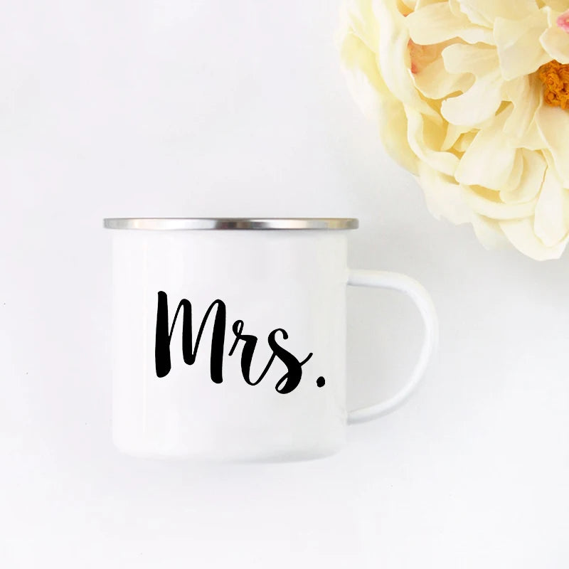 Wifey Hubby Mugs Mr and Mrs couple Mug Bridal Shower Gifts Wedding  bithday gift Mug For Hot Cold Coffee Tea Water Juice