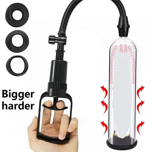 Adult Toy Penis Pump Male Masturbator for Adult Entertainment Penis Pump Increase Cock Length Enlarger Erotic For Adult Men 18+