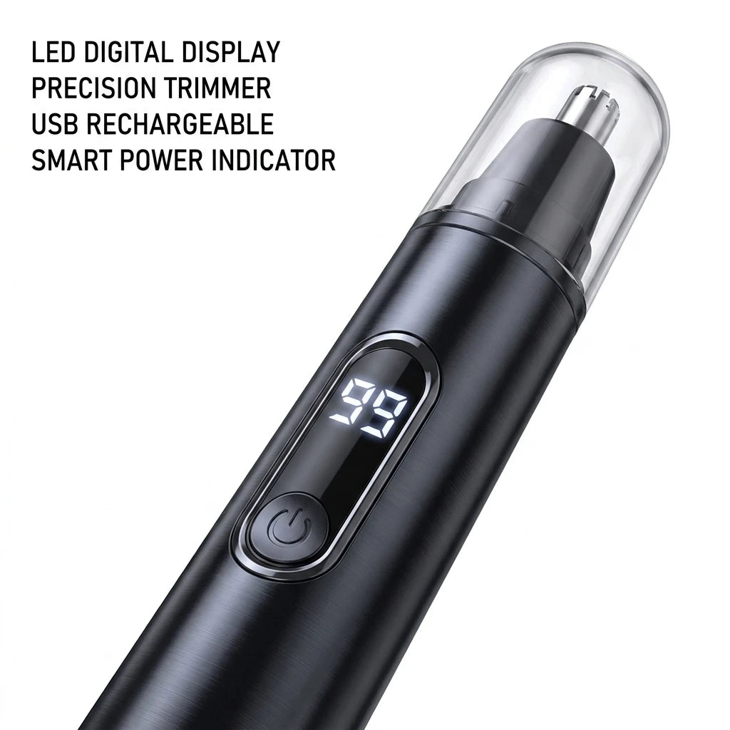 Mini Pocket Nose Hair Trimmer Portable Painless Ear And Eyebrow Clipper Waterproof for Men And Women