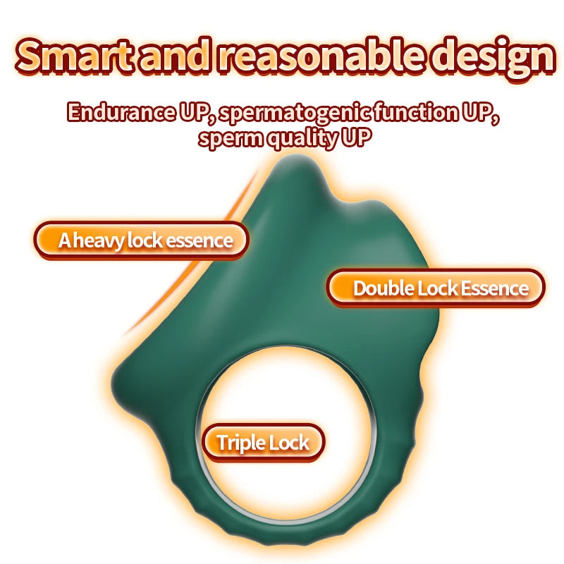 Reusable Silicone Penis Ring Delay Ejaculation Ball Scrotum Stretcher Triple Cockring Testicle Semen Lock BDSM Sex Toy for Men
