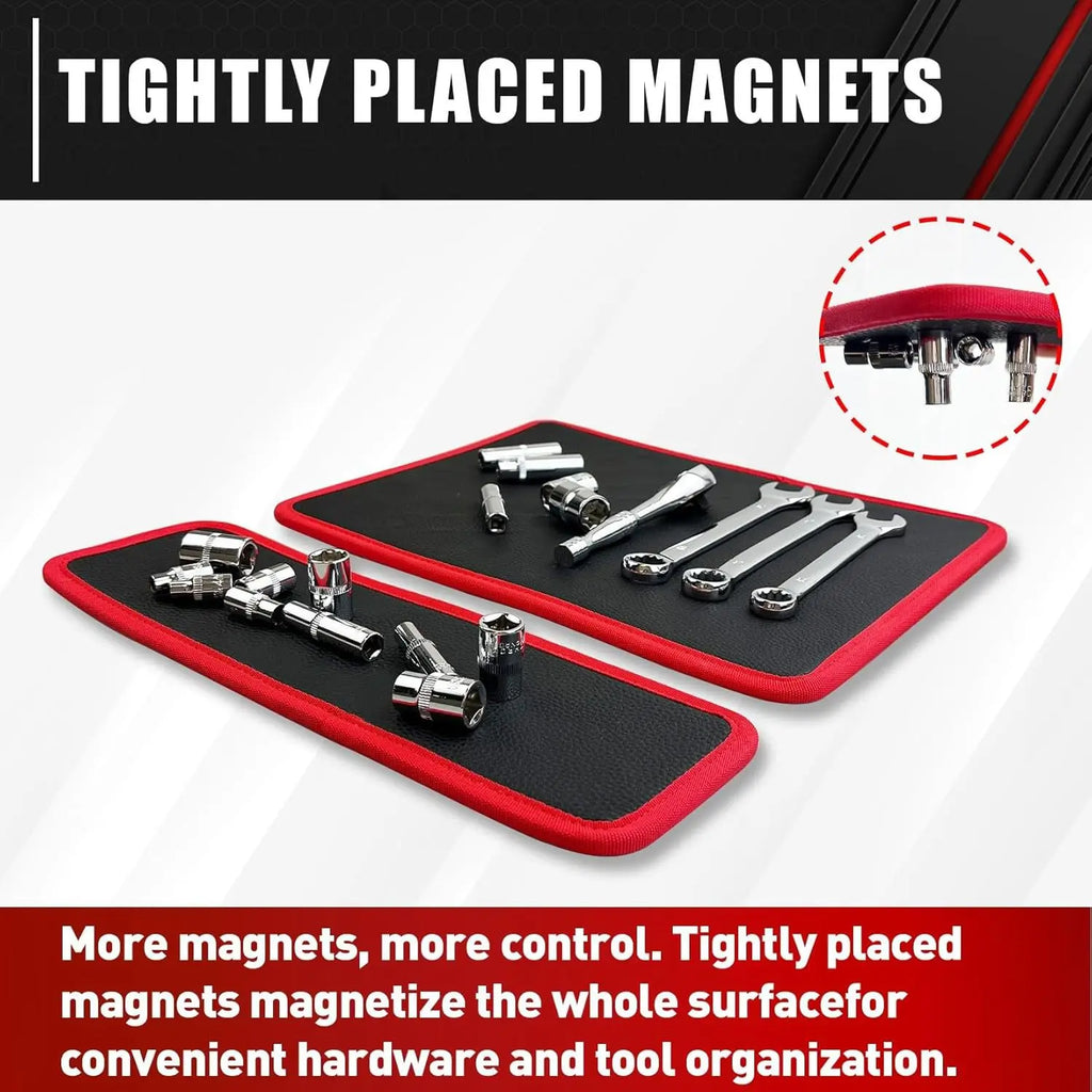 New Magnetic Tool Mat, Space Saving Wall Mount, Quick Organization, Improve Workshop Efficiency, Portable Tool Rack and Pad