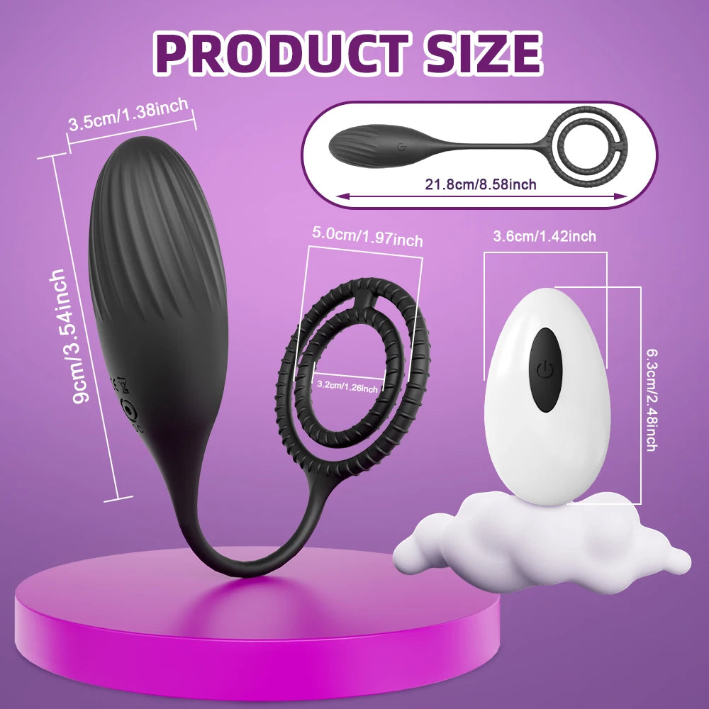 Prostate Massager With Cockring Vibrating Butt Plug Anal APP Vibrator Wireless Remote Sex Toys for Men Ass Anal Dildo for Women