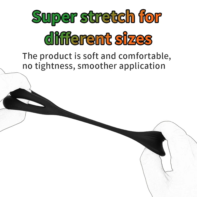 Bondage Penis Ring Sleeve Silicone Chastity Cage Cockring Sex Toy Fors Men Gay Delay Ejaculation Strong Erection Penis Extender