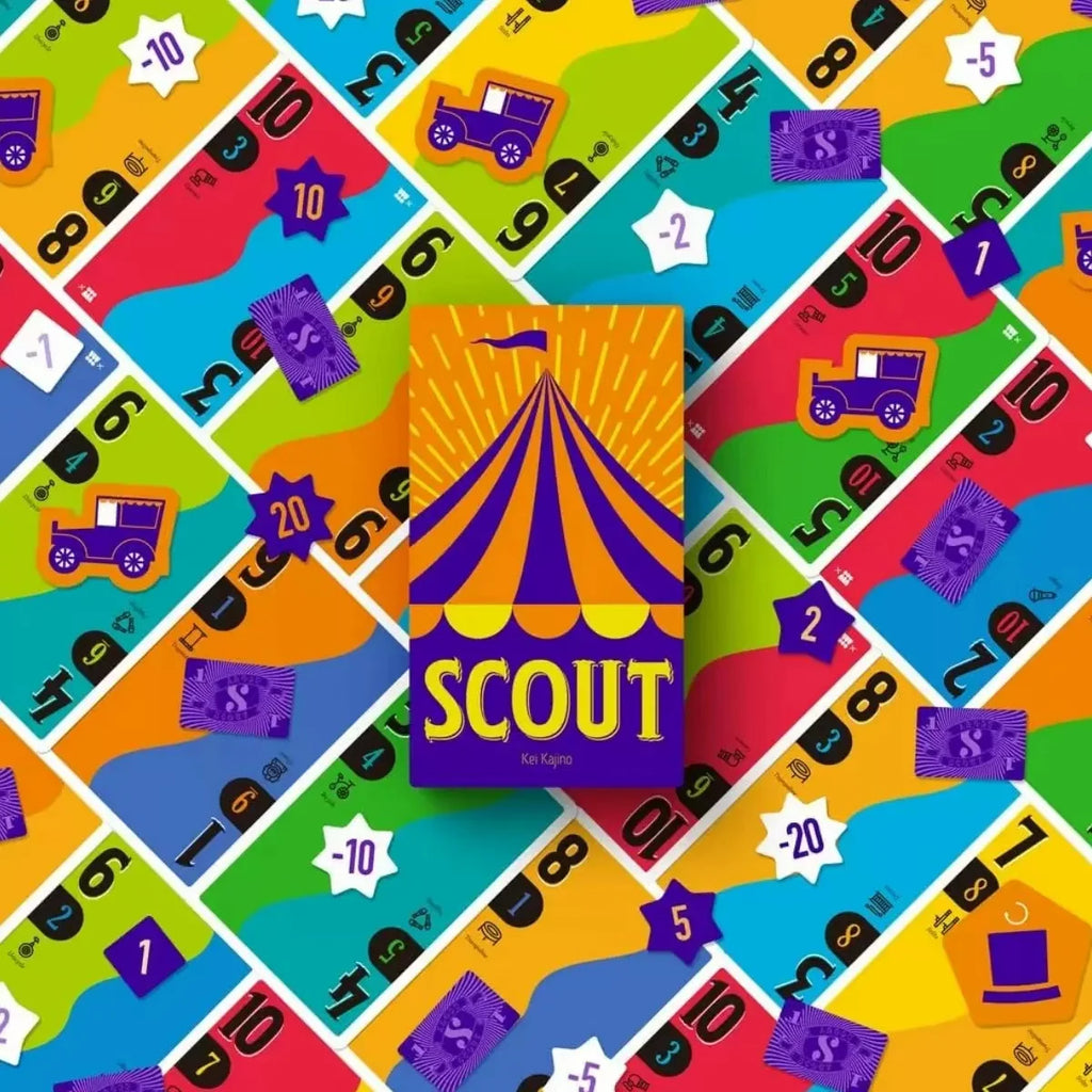 Scout Card Game – Fun Strategy Party Card Game for Couples, Friends & Family | Portable Poker-Style Deck Game for 2-5 Players