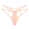 Women's Sexy Lace Hollow Out Thong Panties – Low Rise G-String Underwear | Comfortable Nylon Ice Silk Intimate Wear