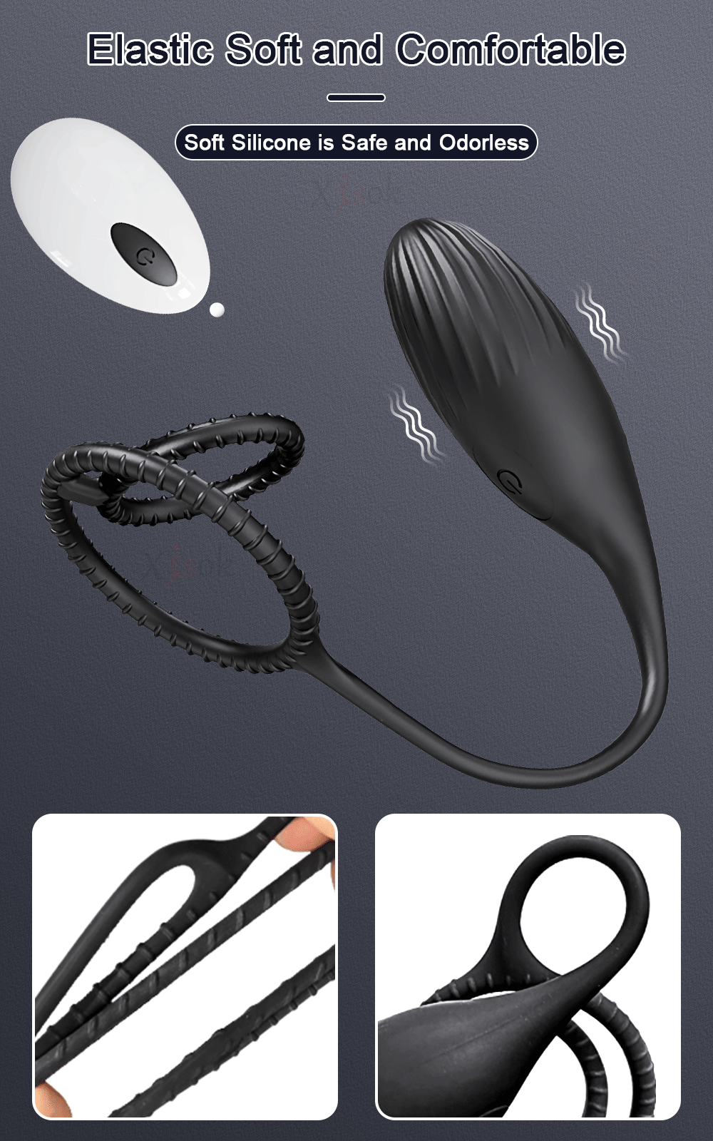 Prostate Massager With Cockring Vibrating Butt Plug Anal APP Vibrator Wireless Remote Sex Toys for Men Ass Anal Dildo for Women
