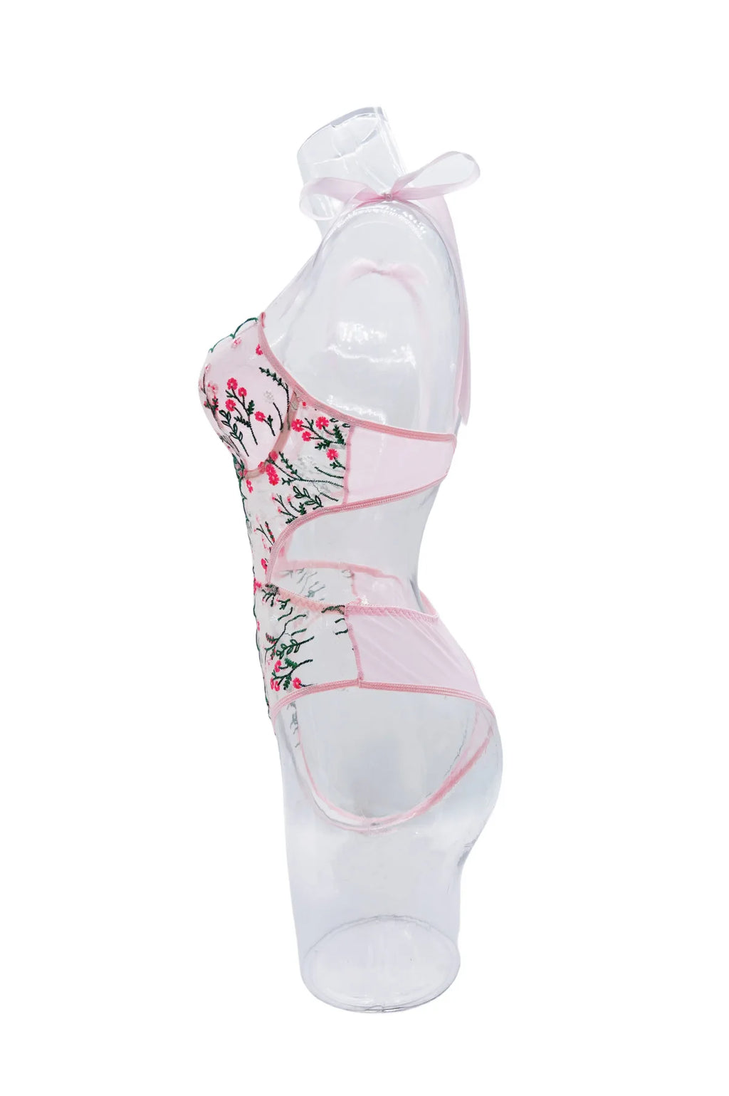 Women's Lace Bra & Panty Set – Floral Underwire Lingerie with Adjustable Straps | Elegant Intimate Wear