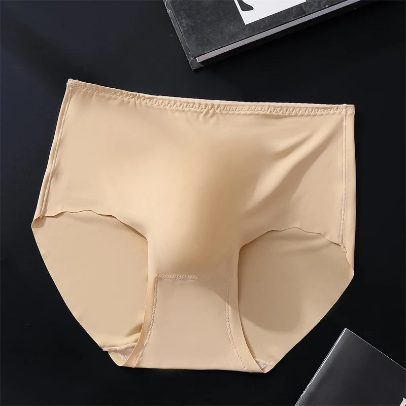 Men's Plus Size Bikini Underwear – Seamless Ice Silk Intimate Briefs