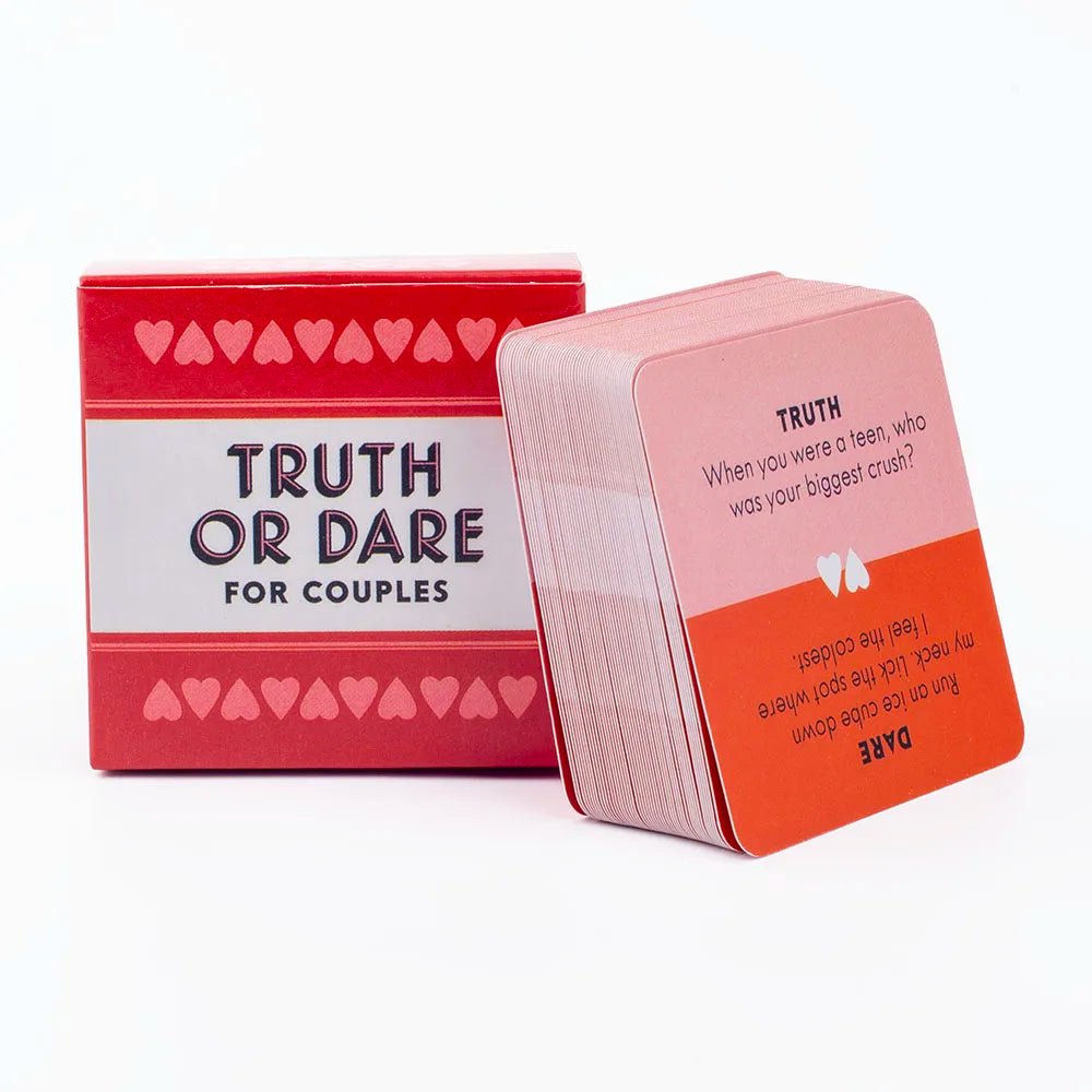Truth or Dare for Couples Card Game – 51 Fun Date Night Challenges & Questions | Adult Party Game for Couples