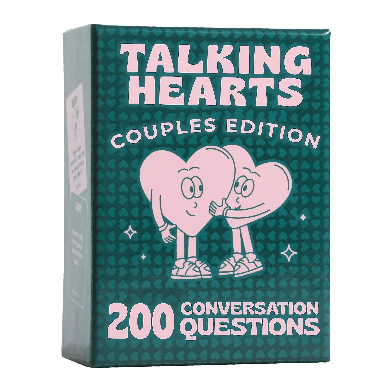 Talking Hearts Conversation Cards – 200 Questions for Couples | Date Night Card Game & Relationship Building Activity