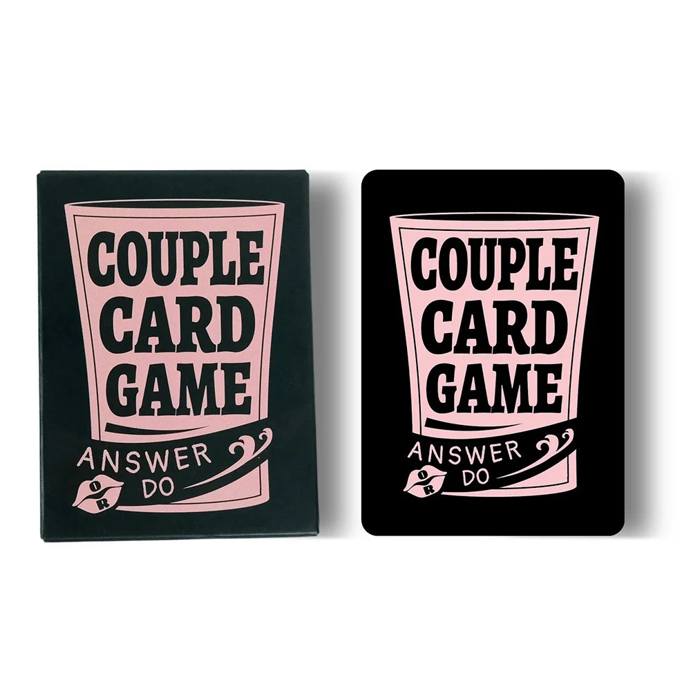 Couple Card Game Romantic Truth or Dare Drinking Game for Adults Date Night Activity Anniversary Valentine Gift 50Pcs