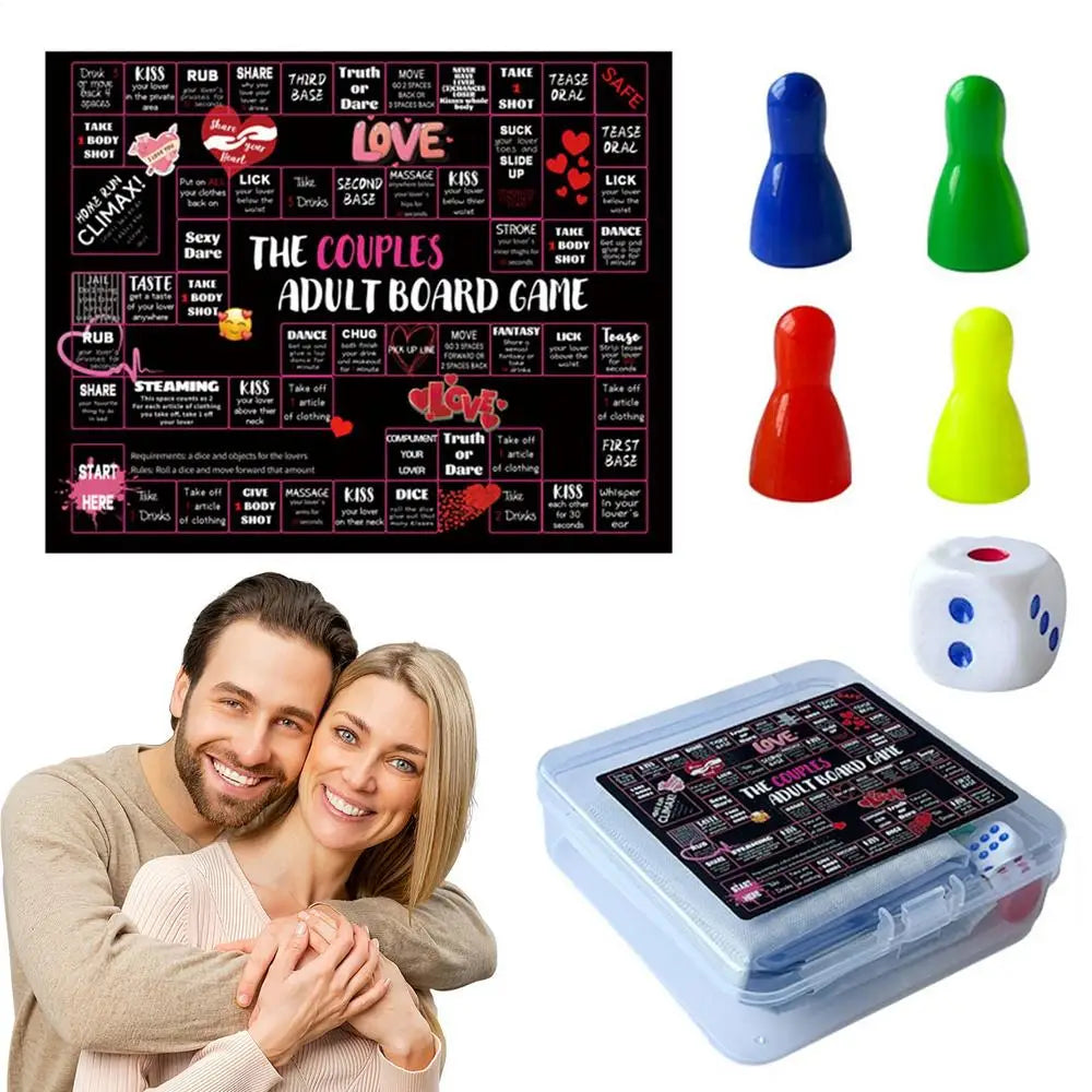 Couples Date Night Board Game – Romantic Relationship Building Game for Couples | Fun Interactive Game for Husband, Wife, Boyfriend & Girlfriend