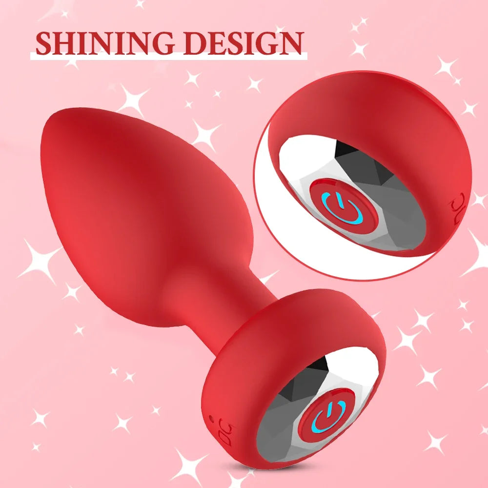 Anal Plug Vibrator Wireless Butt Plug Prostate Vibrating Massager APP Remote Control Female Masturbator Sex Toys for Women Men