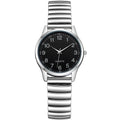 1/2PCS Fashion Couple Watches Simple Arabic Dial Men Quartz Watch Elastic Band Women Wristwatches