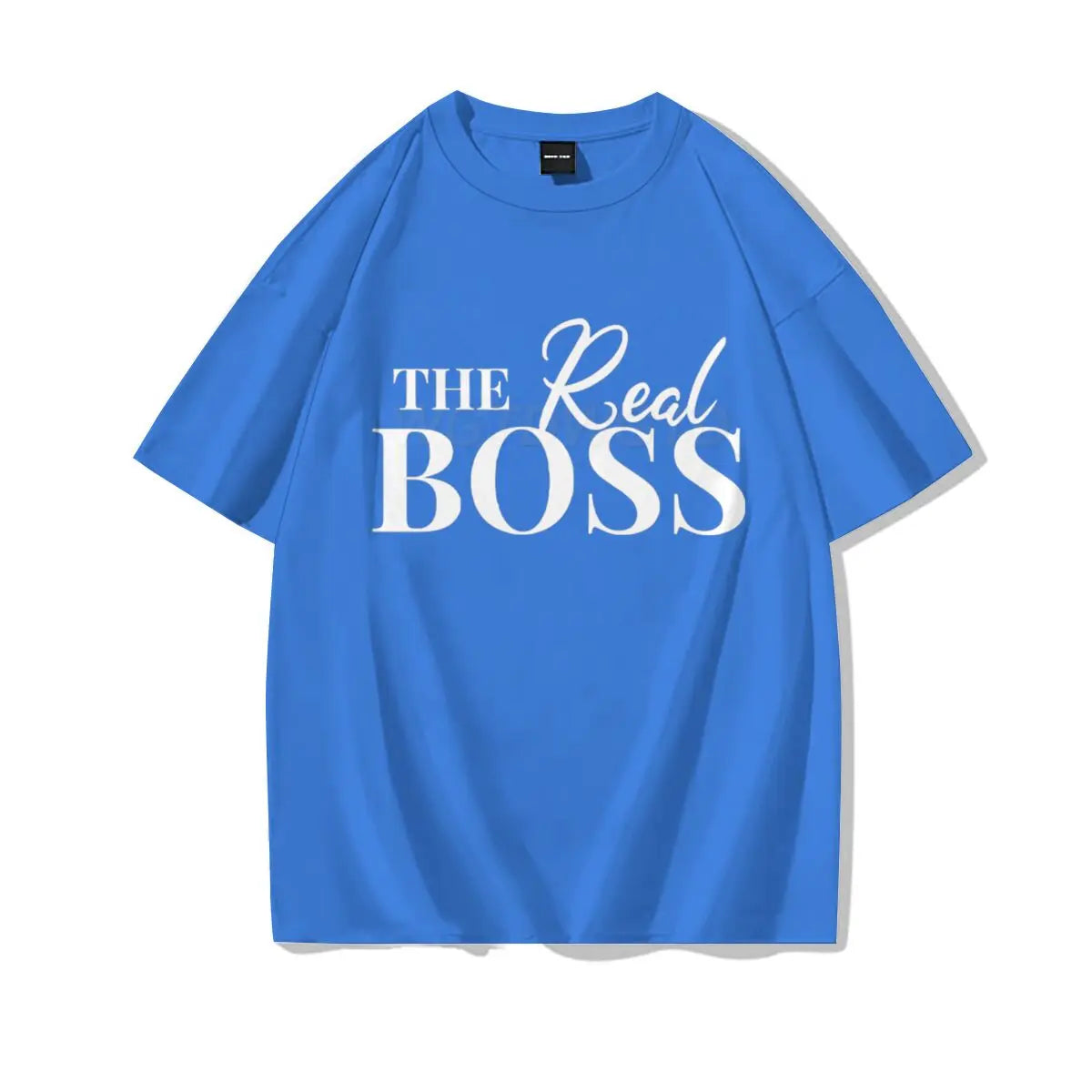 The Boss & The Real Boss Matching T-shirts Couples Matching Outfits Gifts Funny Letter Print Valentine's Day Men Women Clothing