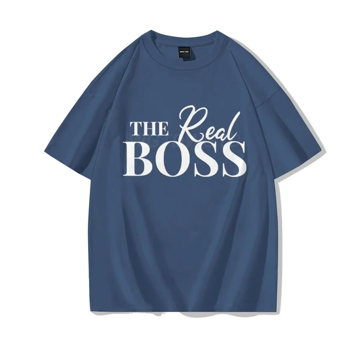 The Boss & The Real Boss Matching T-shirts Couples Matching Outfits Gifts Funny Letter Print Valentine's Day Men Women Clothing