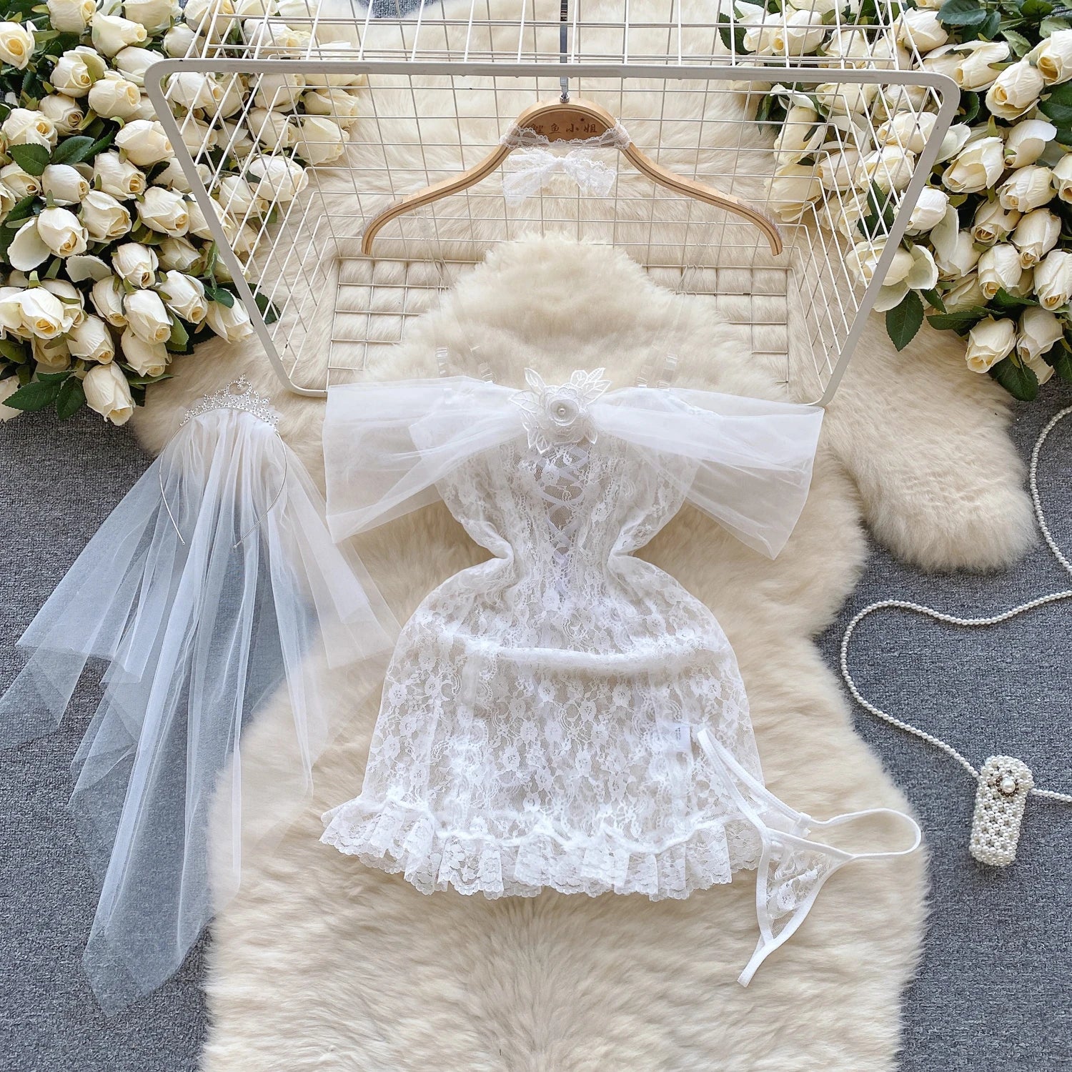 Sexy Sweet Cute Hotsweet Women's Jumpsuit Rabbit Girl Roleplay Cosplay Costume Shirt Hollow Out Backless Sexy Lingerie Jumpsuit