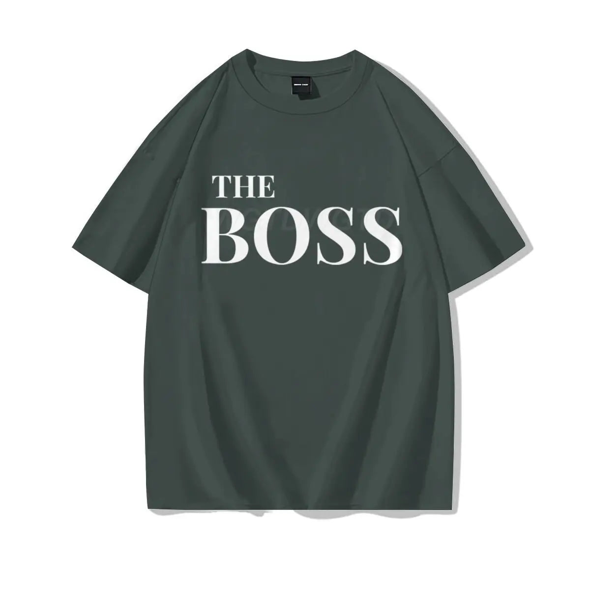 The Boss & The Real Boss Matching T-shirts Couples Matching Outfits Gifts Funny Letter Print Valentine's Day Men Women Clothing