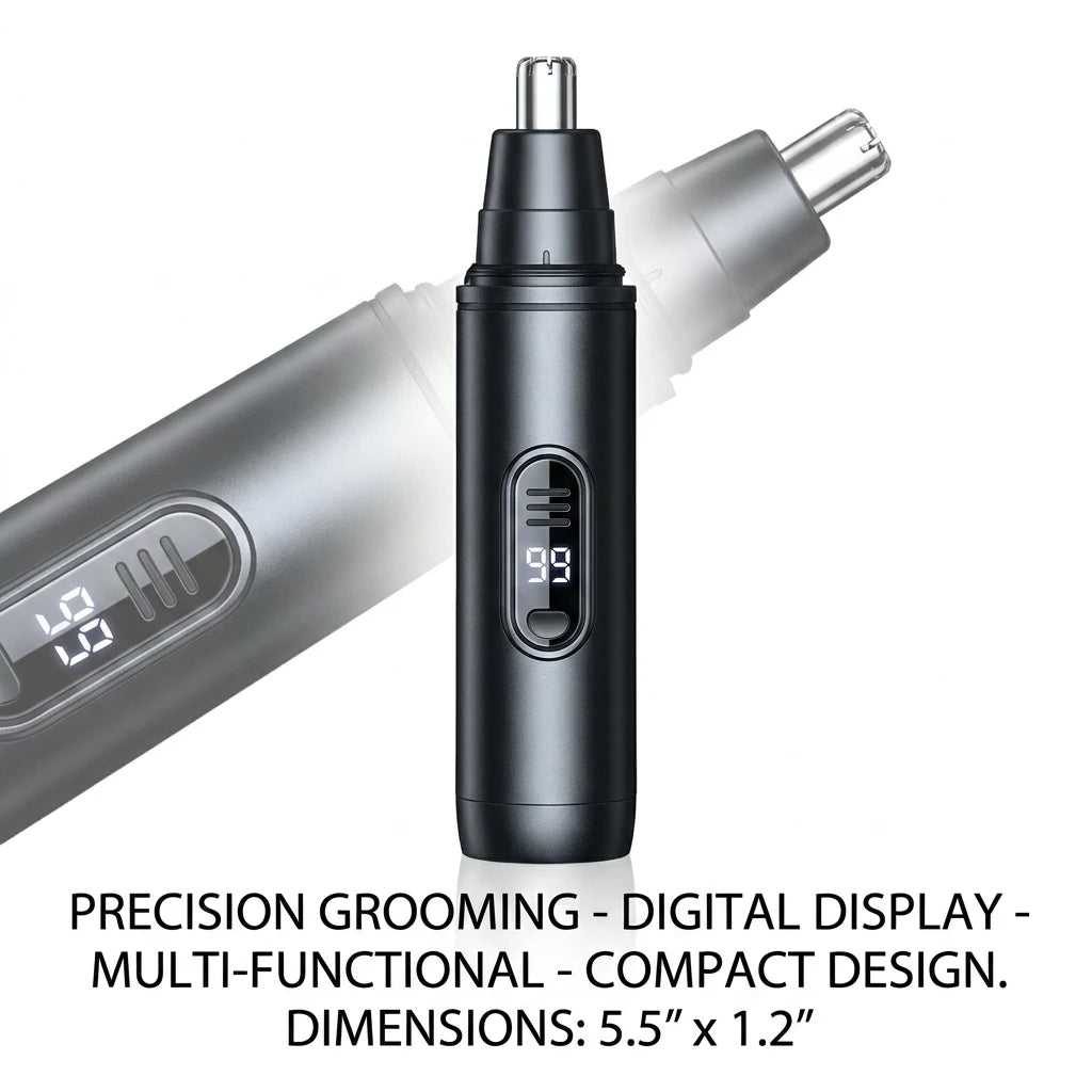 Mini Pocket Nose Hair Trimmer Portable Painless Ear And Eyebrow Clipper Waterproof for Men And Women