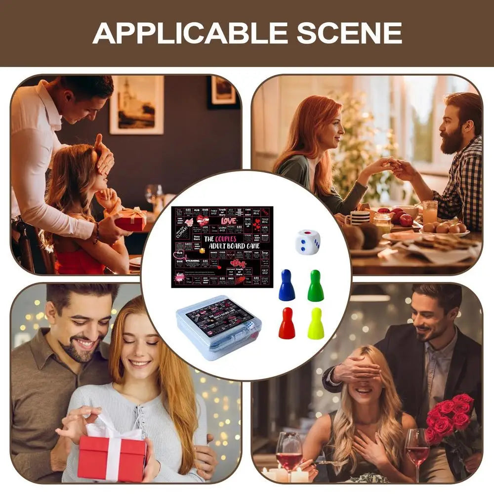 Couples Date Night Board Game – Romantic Relationship Building Game for Couples | Fun Interactive Game for Husband, Wife, Boyfriend & Girlfriend
