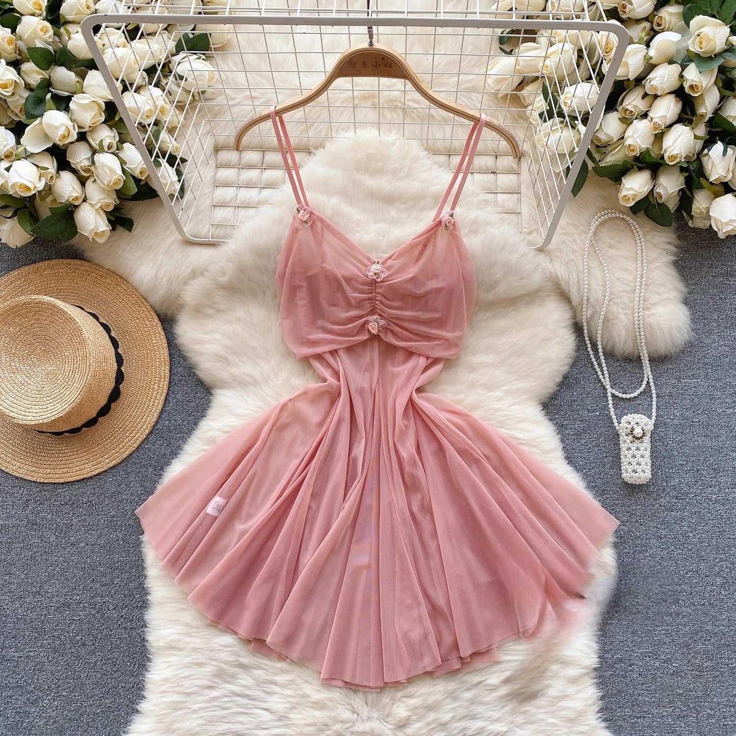 Sexy Lace Strap Jumpsuit Slim Fit Transparent Women's Pajamas Halter Playsuit Erotic Lingerie Catsuit Backless Hollowed Bodysuit