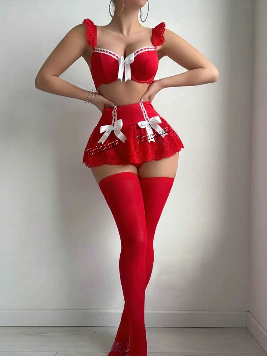 Cosplay Sexy Lingerie For Women Sexy Bra And Panty Garters Sexy Lingerie Sets For Sex Women's Underwear Set Female Sexy Costumes