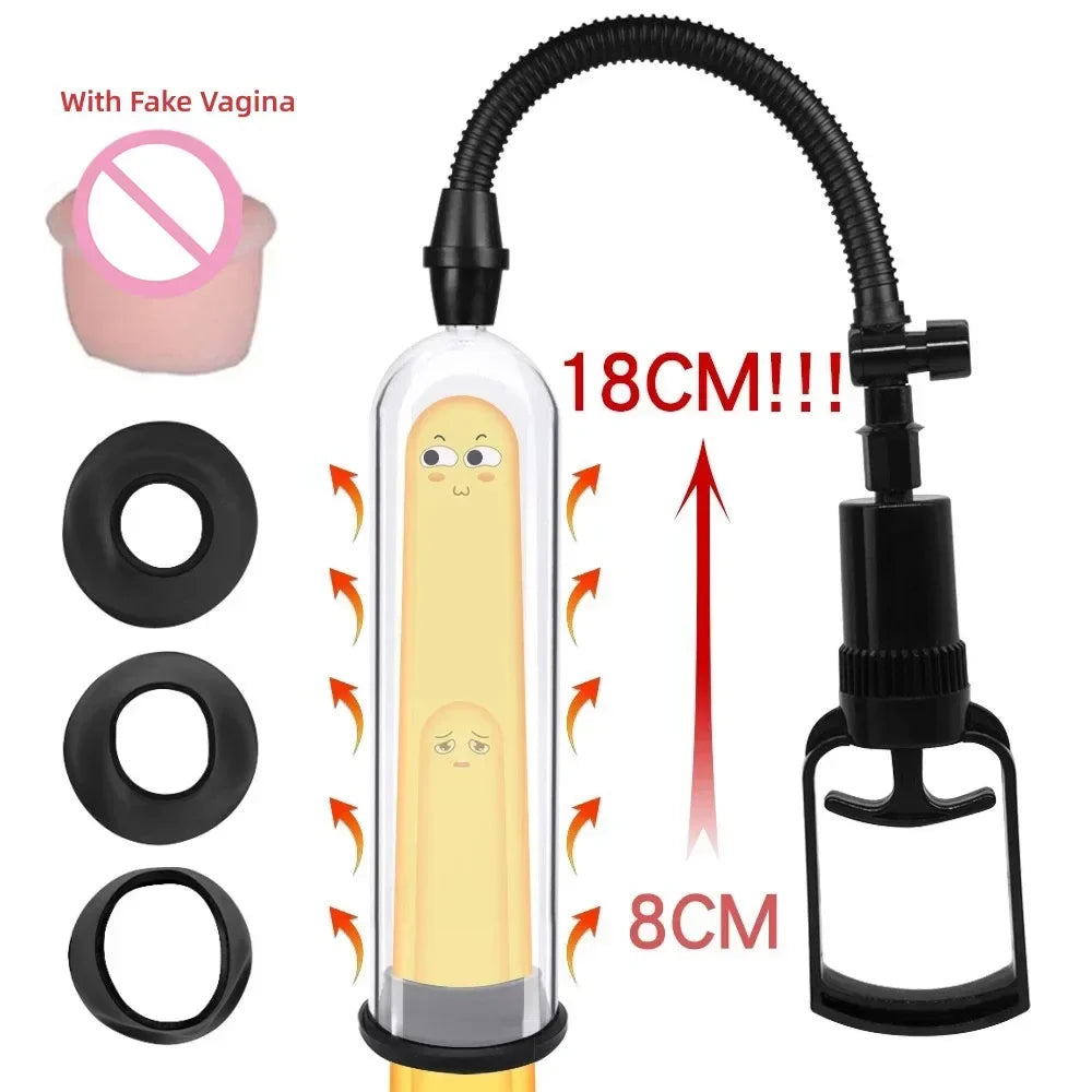 Penis Pomp Vacuum For Pump Voor Penis vergroting Male Enhancement Erectie Cock Pomp Masturbator Penis Trainer Sex Toys for Man