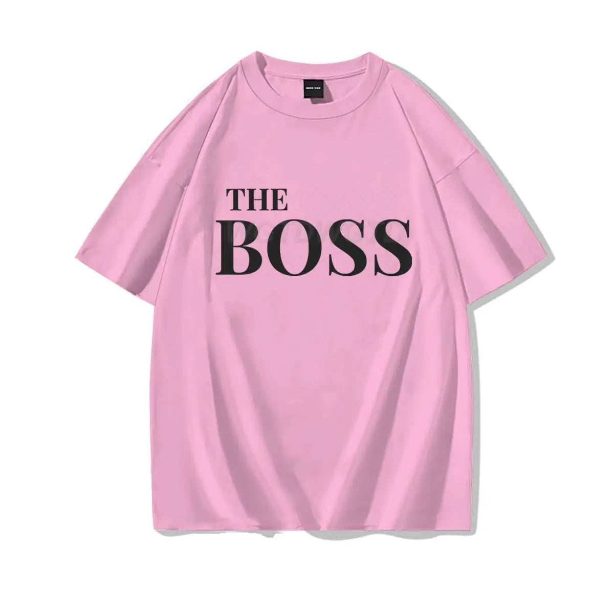 The Boss & The Real Boss Matching T-shirts Couples Matching Outfits Gifts Funny Letter Print Valentine's Day Men Women Clothing