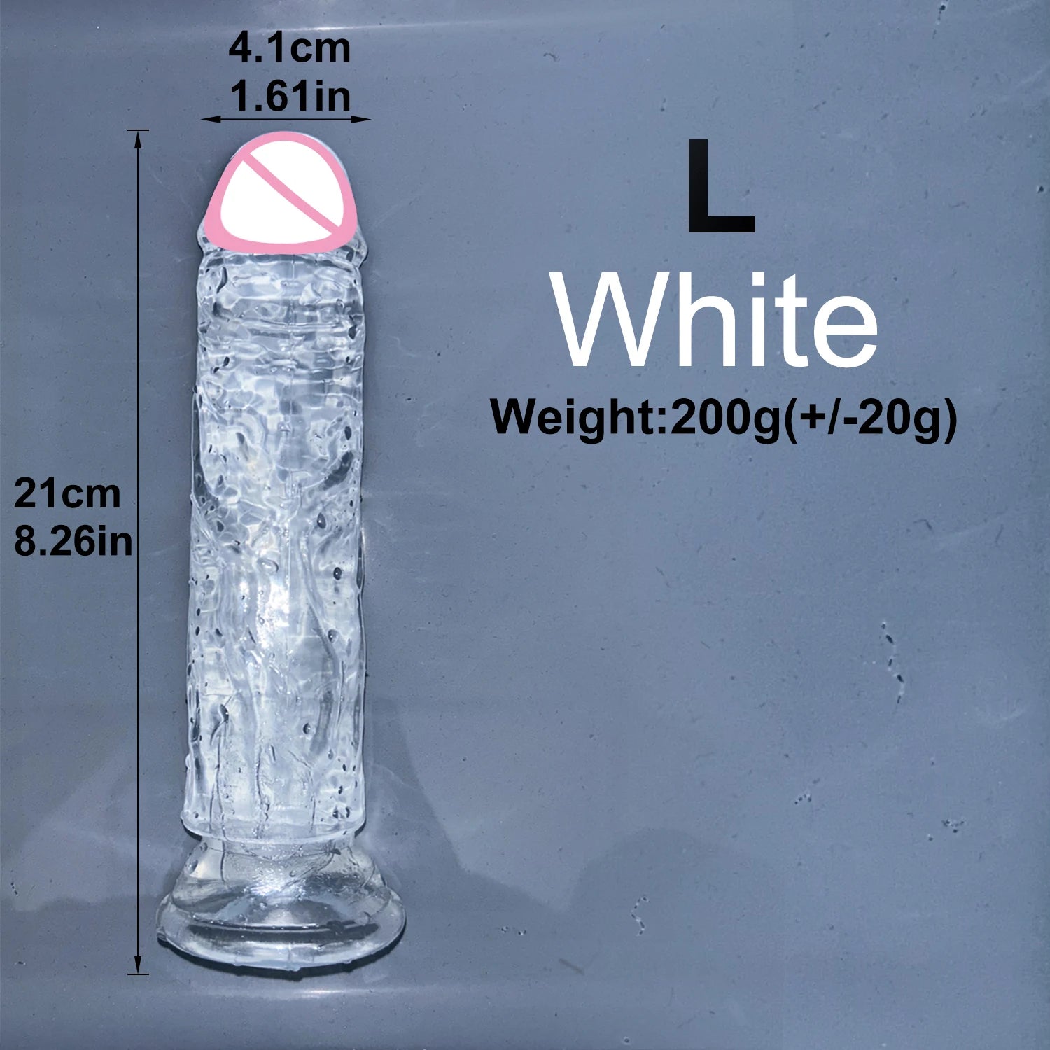 Realistic Jelly Dildo with Suction Cup – 6 Sizes for Women & Men