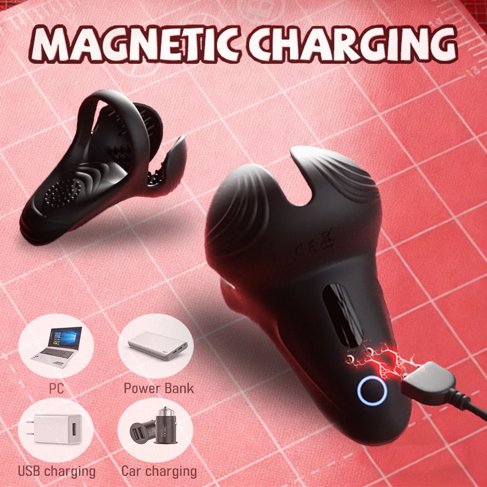 Vibrating Cock Ring Penis Ring Vibrator with 10 Vibrations Remote Control Male Sex Toy for Testicle Stimulator Adult Toy for Men