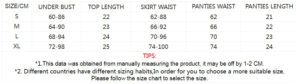 Maid RolePlay Lingerie Set Babydoll Dress Crop Top 3Piece Costume with Pleated Skirt Sexy Underwear for Women