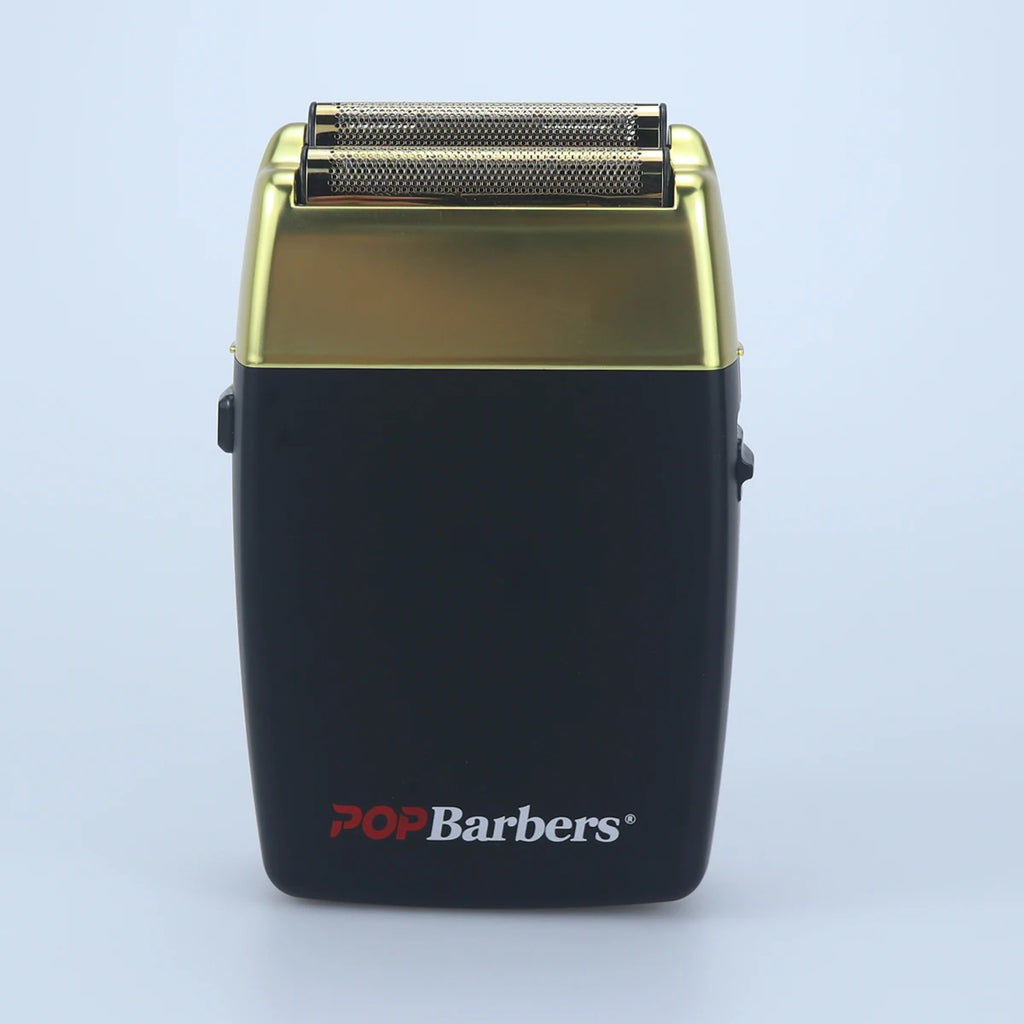 Professional Barber Shaver 11000RPM 7W Double Foil Beard Trimmer Electric Shaver for Men Pop Barbers