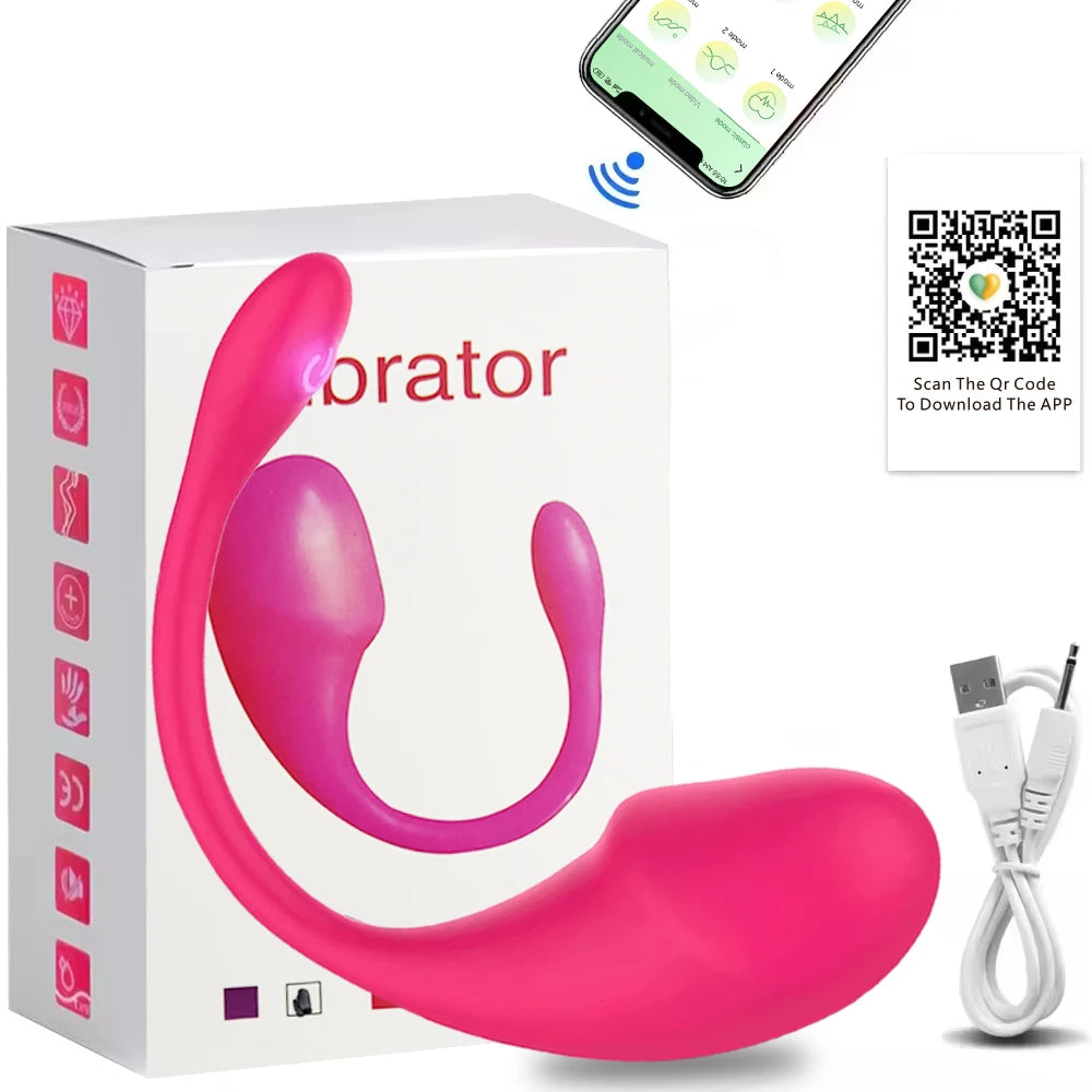 Wireless APP Couples Vibrator Clitoris Stimulator for Women Female G Spot Vagina Vibrating Massager Beginner Sex Toy Adult Goods