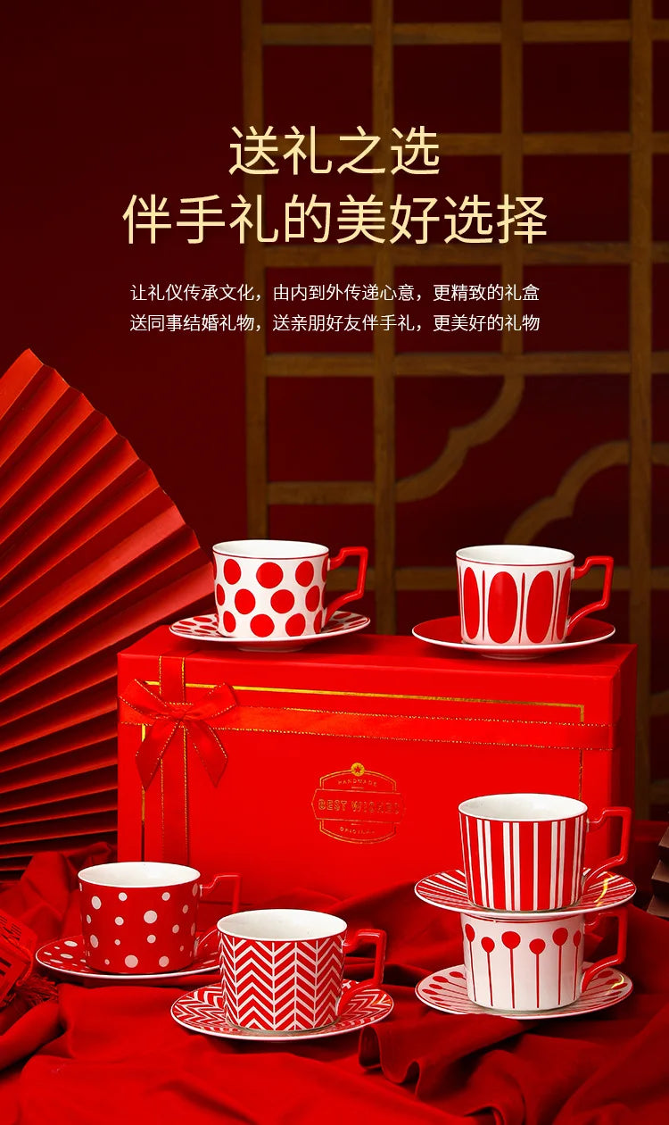 Korean Style Fatty Mug Design Splash Ink Ceramic Cup Spot Mugs Simple Coffee Mug Couple Cups Coffee Mugs Tea Drinkware