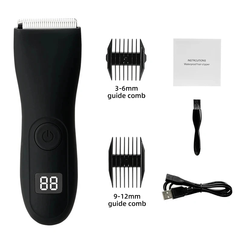 HOMEFISH Body Shaver Groomer Arm Beard Razor & Mens Body Hair Trimmer for Men Balls Women Lady Shaver Hair Removal Trimmer Groin