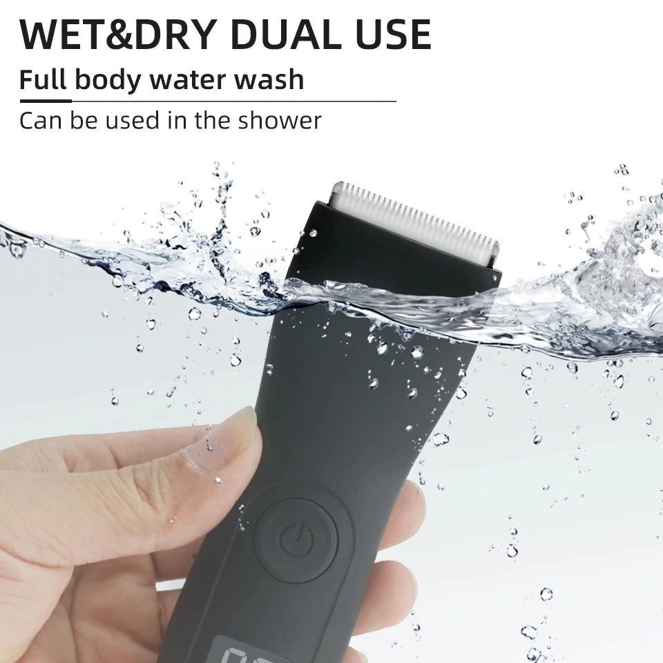 HOMEFISH Body Shaver Groomer Arm Beard Razor & Mens Body Hair Trimmer for Men Balls Women Lady Shaver Hair Removal Trimmer Groin