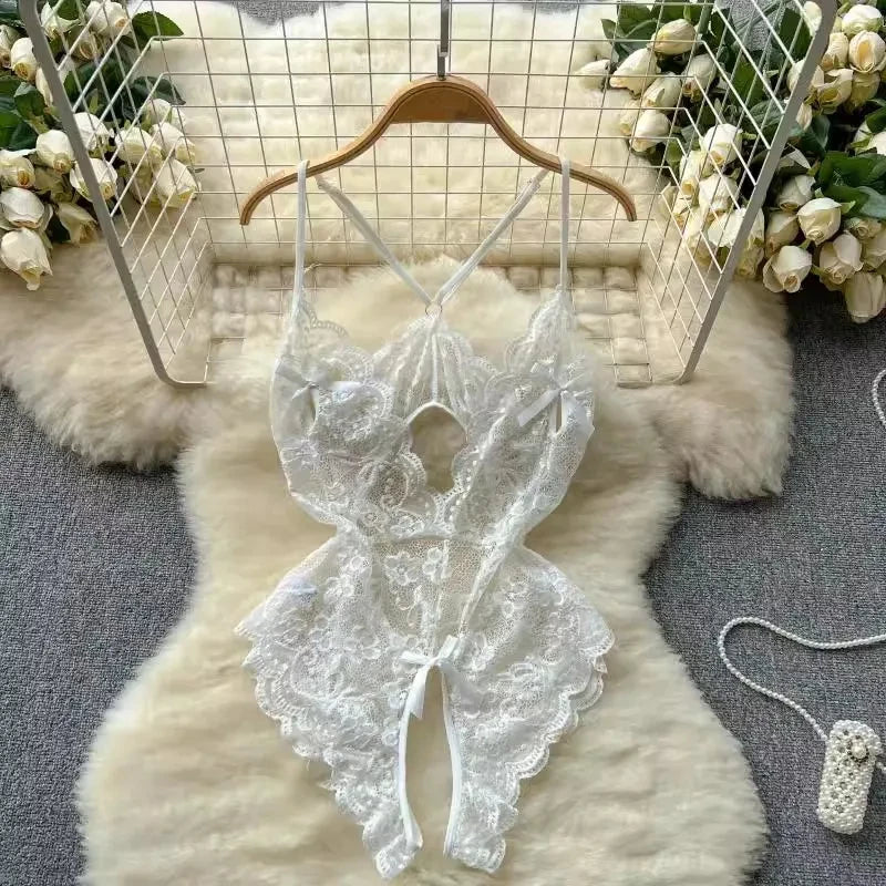 Sexy Sweet Cute Hotsweet Women's Jumpsuit Rabbit Girl Roleplay Cosplay Costume Shirt Hollow Out Backless Sexy Lingerie Jumpsuit