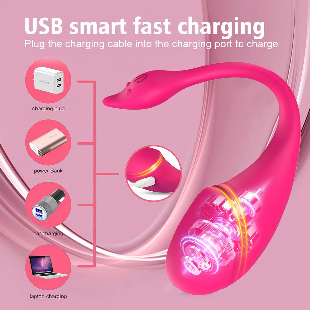 Wireless APP Couples Vibrator Clitoris Stimulator for Women Female G Spot Vagina Vibrating Massager Beginner Sex Toy Adult Goods