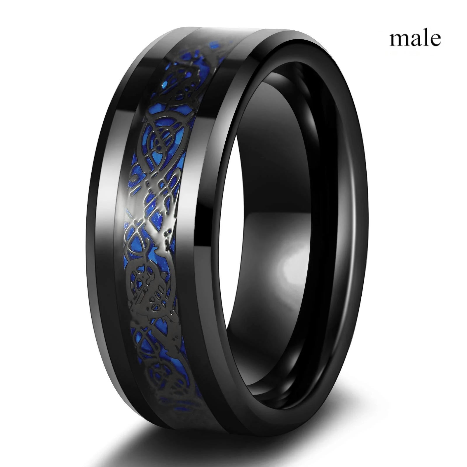 Couple Rings For Women White Rhinestones Zirconia Rings Set Simple CZ Stainless Steel Men Ring Wedding Jewelry For Lover Gifts