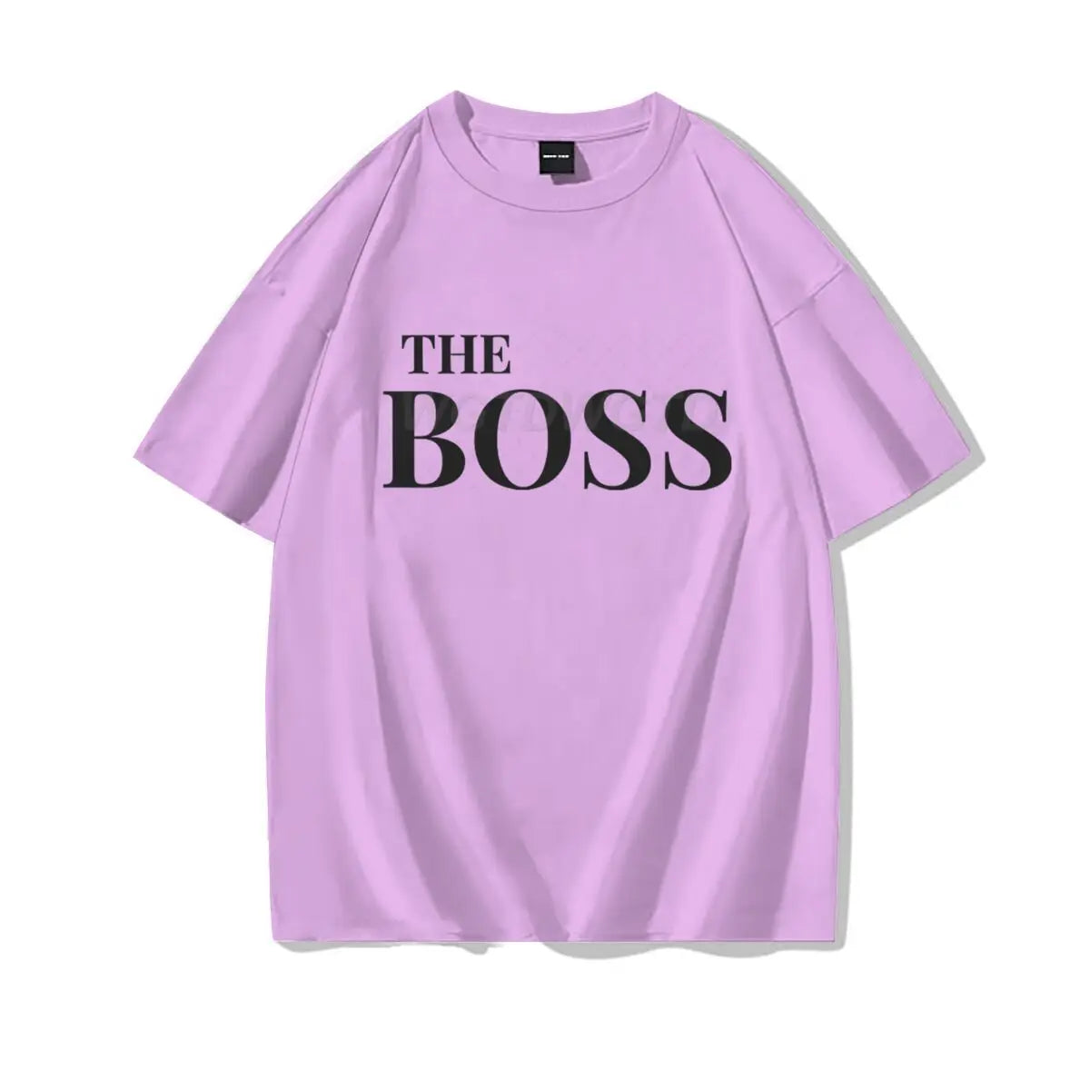 The Boss & The Real Boss Matching T-shirts Couples Matching Outfits Gifts Funny Letter Print Valentine's Day Men Women Clothing
