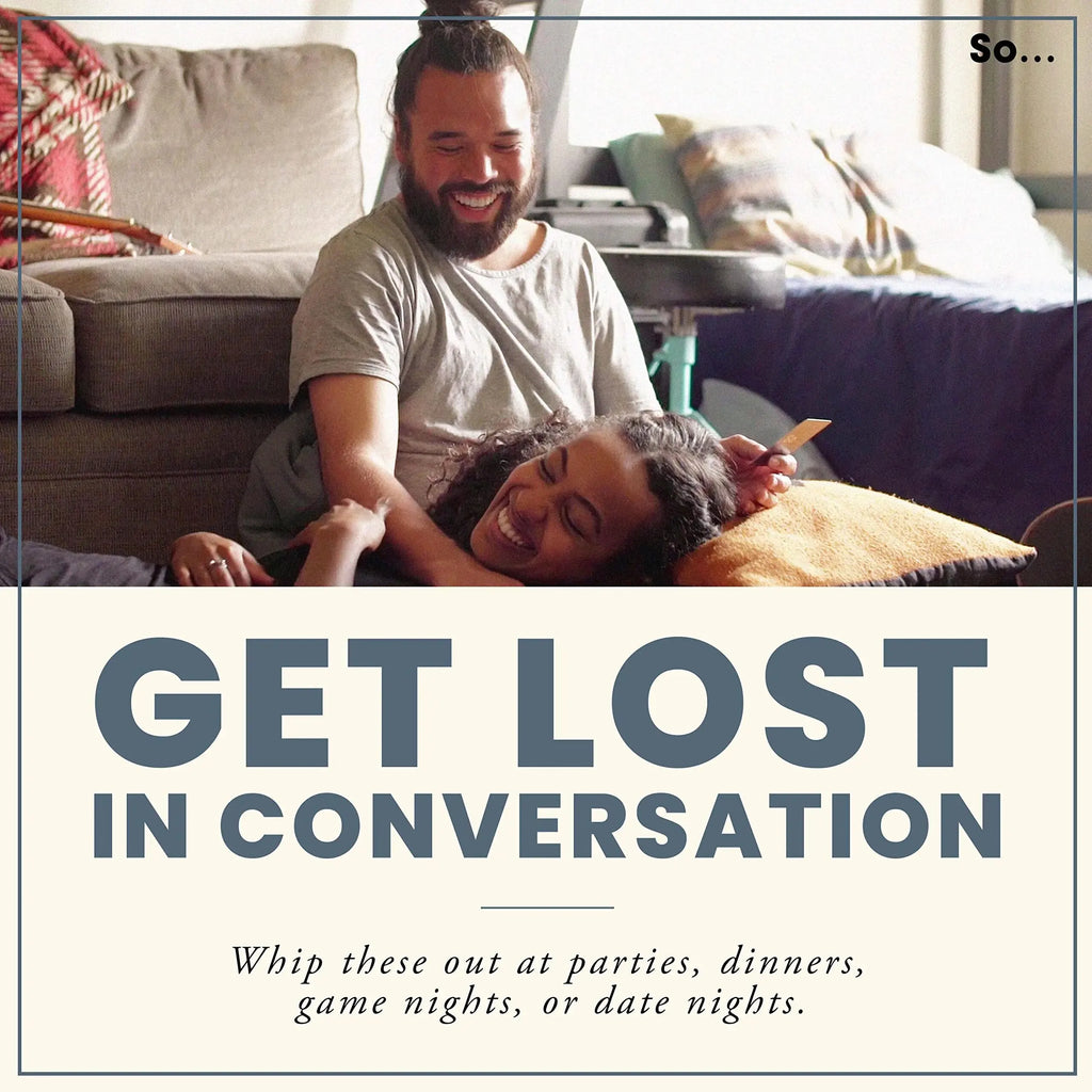 Conversation Starter Card Game – Fun Questions for Couples, Adults & Families | Interactive Party & Date Night Game