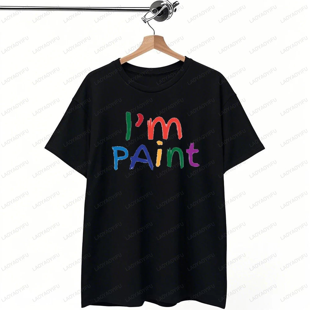 I Love To Finger Paint I'm Paint Humor Graphic T Shirts Funny Couples Matching Valentine T-shirt Rude  Tops Camisetas